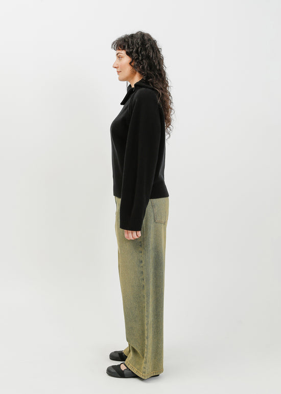 Alia Knit Sweat / Black