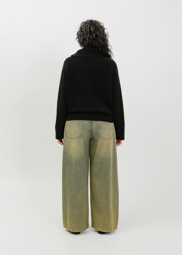 Alia Knit Sweat / Black