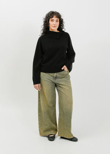 Alia Knit Sweat / Black