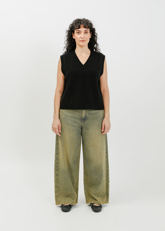 Zadie Knit Vest / Black