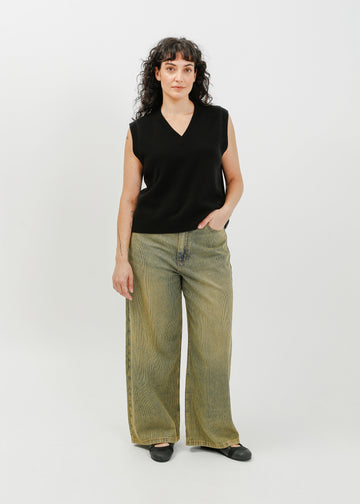 Zadie Knit Vest / Black