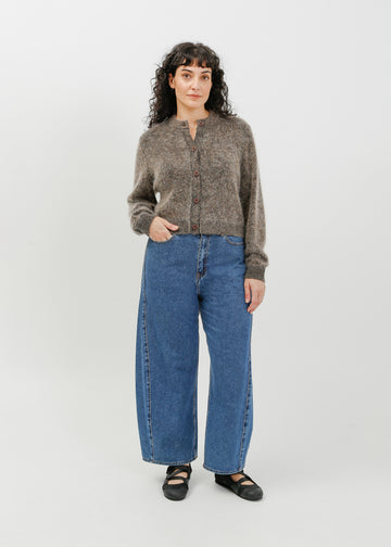 Gracie Knit Cardi / Black-Taupe