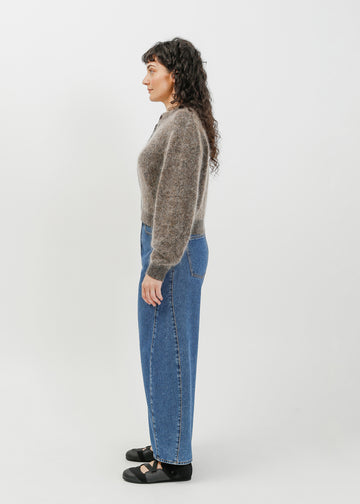 Gracie Knit Cardi / Black-Taupe