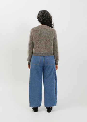 Gracie Knit Cardi / Black-Taupe