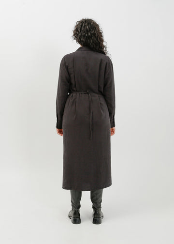 Vala Wrap Dress / Black