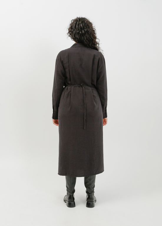Vala Wrap Dress / Black