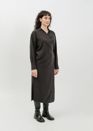 Vala Wrap Dress / Black