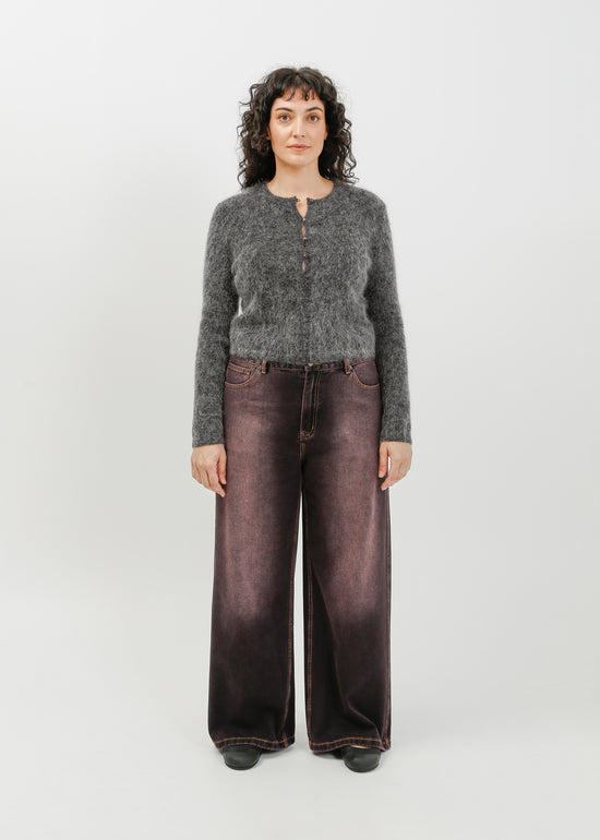 Lily Knit Cardi / Charcoal