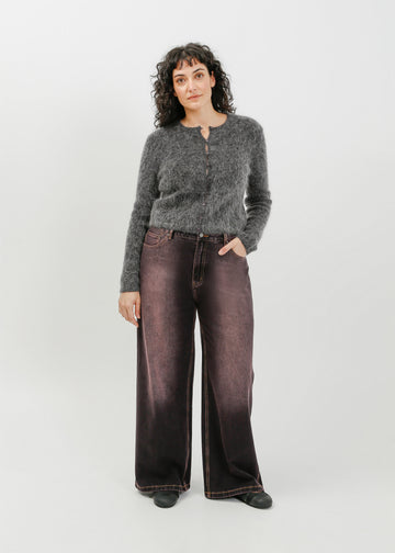 Lily Knit Cardi / Charcoal