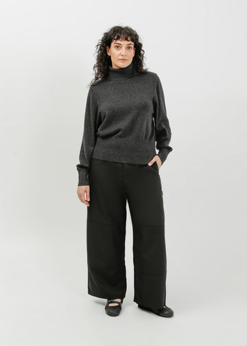 Benson Knit Top / Charcoal