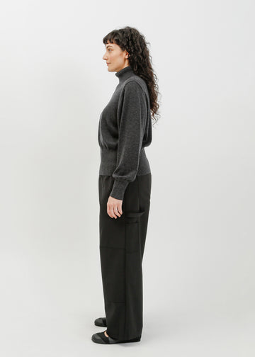 Benson Knit Top / Charcoal