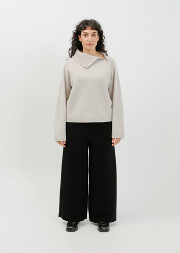 Alia Knit Sweat / Taupe Marle