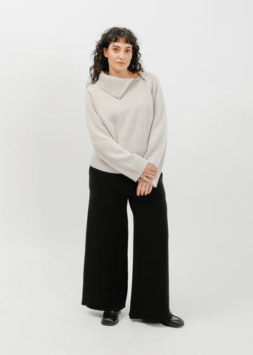 Alia Knit Sweat / Taupe Marle