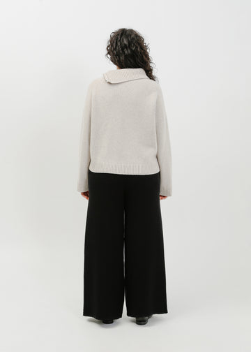 Alia Knit Sweat / Taupe Marle
