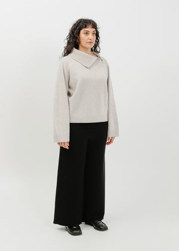 Alia Knit Sweat / Taupe Marle