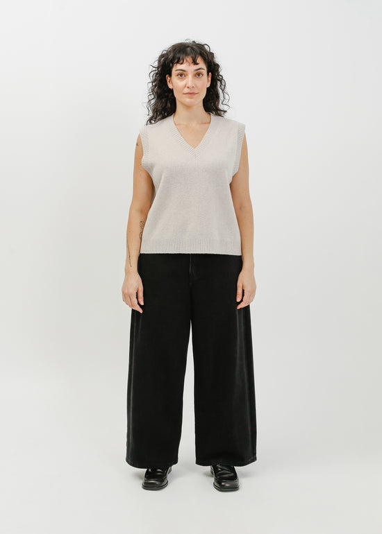 Zadie Knit Vest / Taupe Marle
