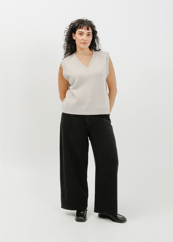 Zadie Knit Vest / Taupe Marle
