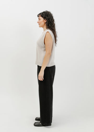 Zadie Knit Vest / Taupe Marle
