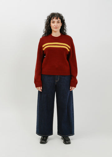 Waylen Knit Sweat / Pinot-Chartruese