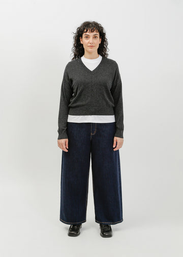 Nicolas Knit Top / Charcoal