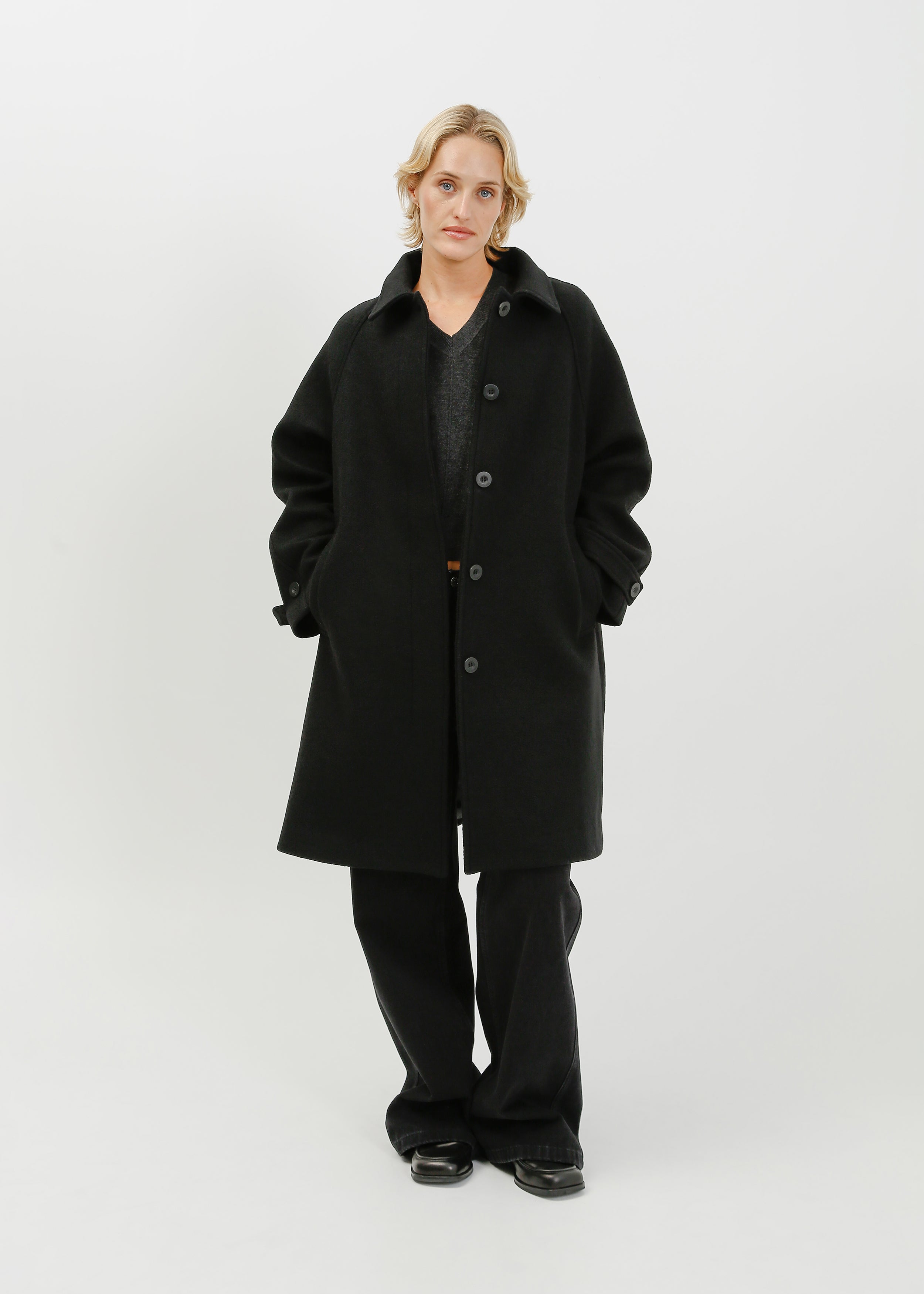 Saskia Coat / Black | ALPHA60