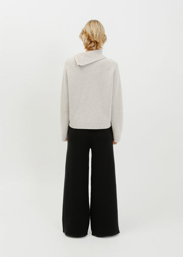 Alia Knit Sweat / Taupe Marle