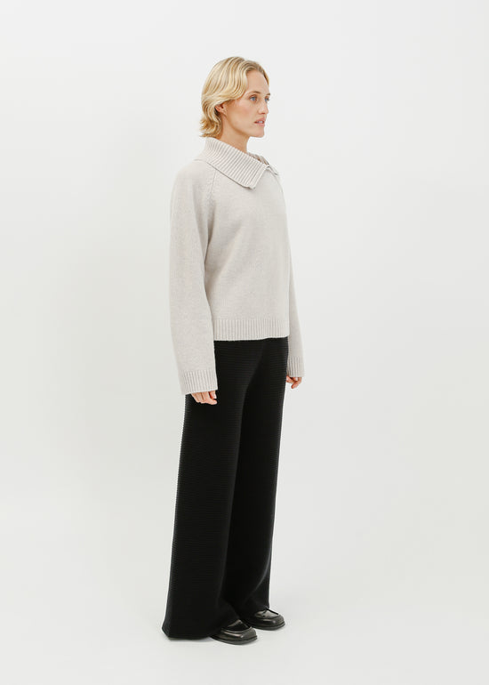 Alia Knit Sweat / Taupe Marle