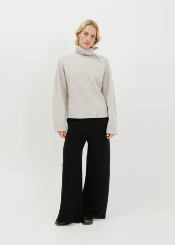 Alia Knit Sweat / Taupe Marle