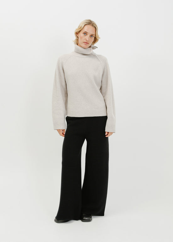 Alia Knit Sweat / Taupe Marle