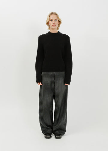 Waylen Knit Sweat / Black