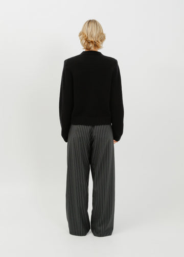 Waylen Knit Sweat / Black