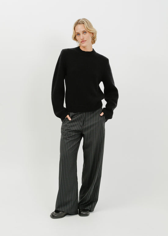 Waylen Knit Sweat / Black