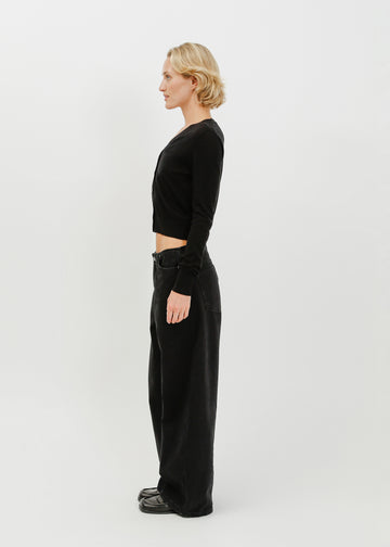 Rafi Knit Cardi / Black
