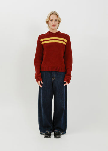 Waylen Knit Sweat / Pinot-Chartruese