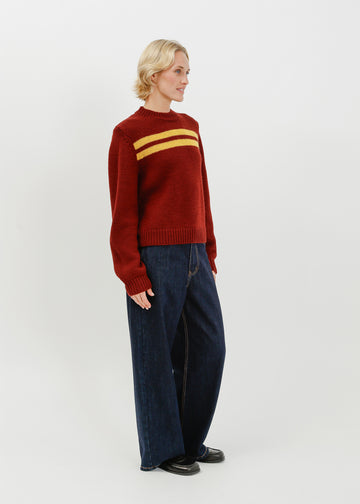 Waylen Knit Sweat / Pinot-Chartruese