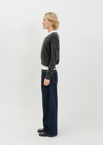 Nicolas Knit Top / Charcoal