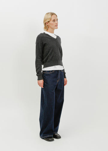 Nicolas Knit Top / Charcoal