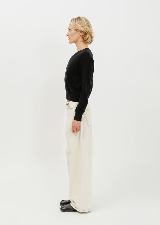 Nicolas Knit Top / Black