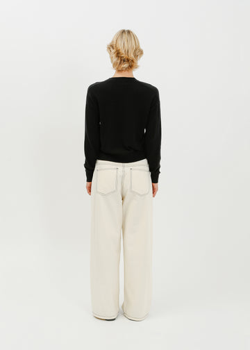 Nicolas Knit Top / Black