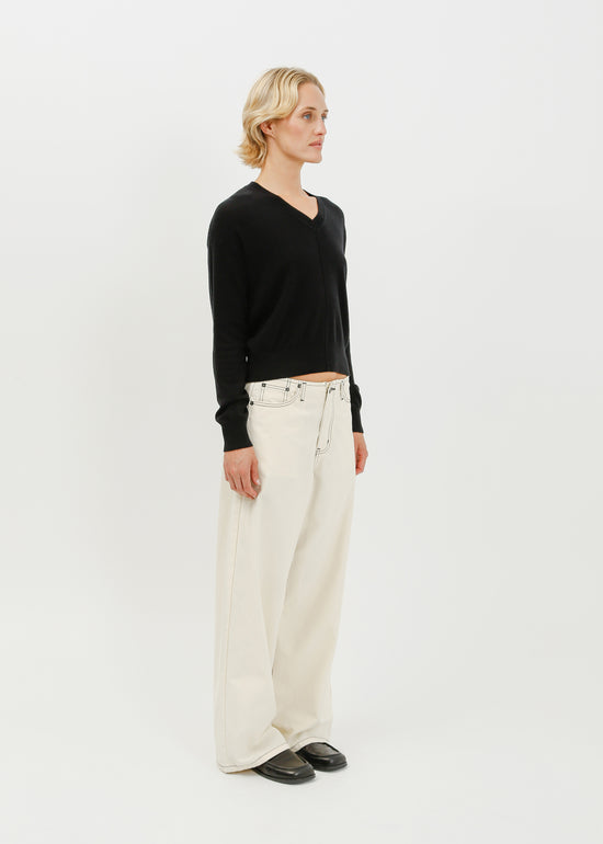Nicolas Knit Top / Black