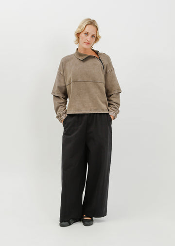 Carmine Sweat / Stone