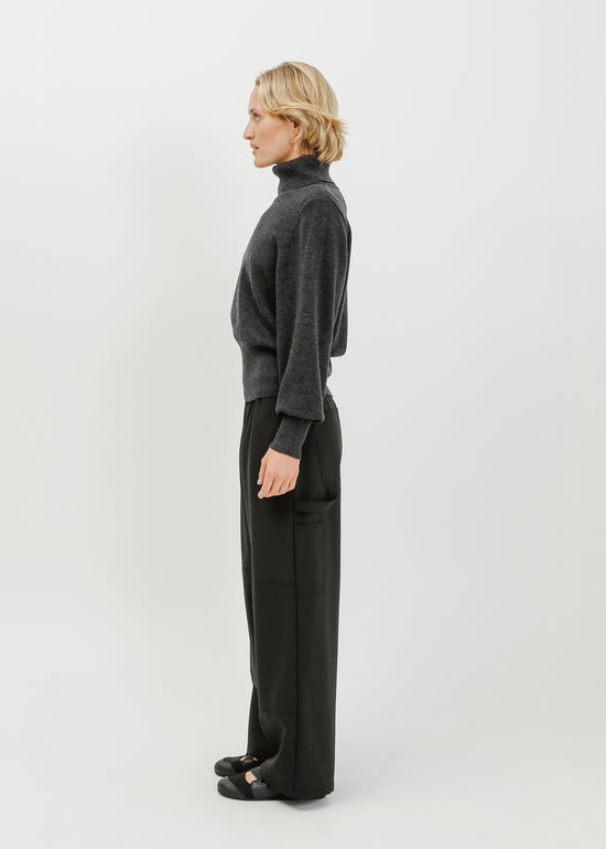 Benson Knit Top / Charcoal