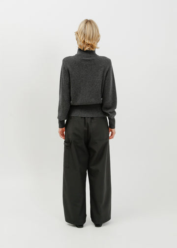 Benson Knit Top / Charcoal