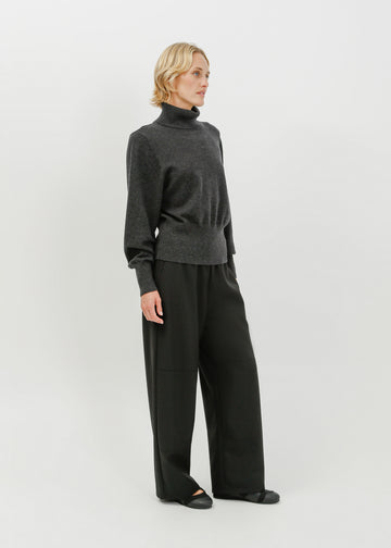 Benson Knit Top / Charcoal