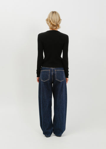 Hartford Knit Top / Black