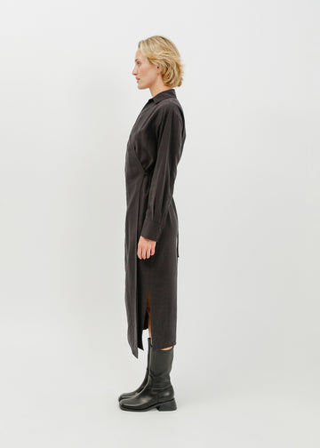 Vala Wrap Dress / Black