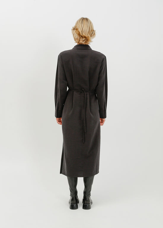 Vala Wrap Dress / Black
