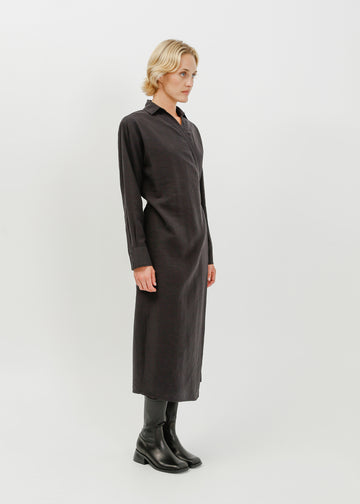 Vala Wrap Dress / Black