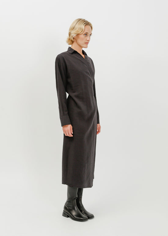 Vala Wrap Dress / Black