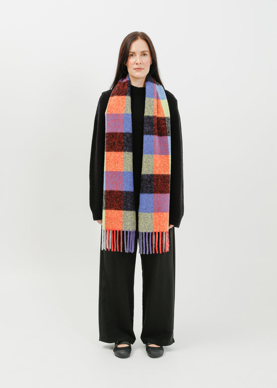 Lilah Scarf / Splice-Flame-Cobalt